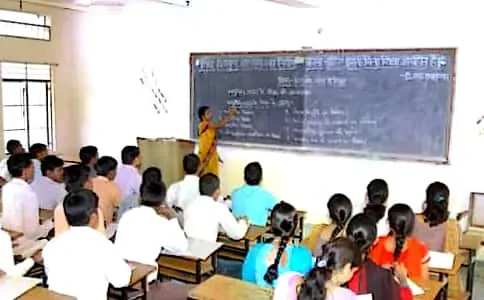 A classroom at Shri Rishikul B.Ed. College