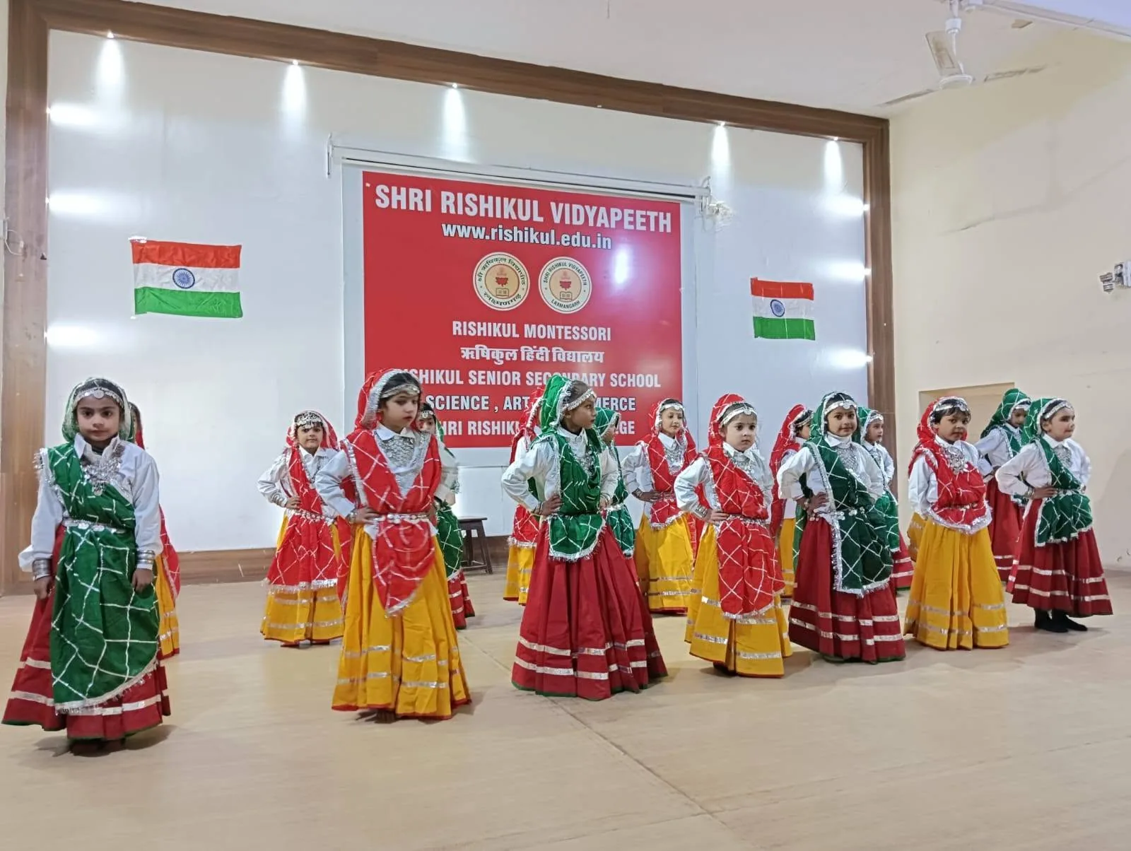 A Rajasthani folk number, danced in ghagra-choli at the annual function